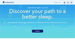 Desktop Screenshot of mysleepstudy.com